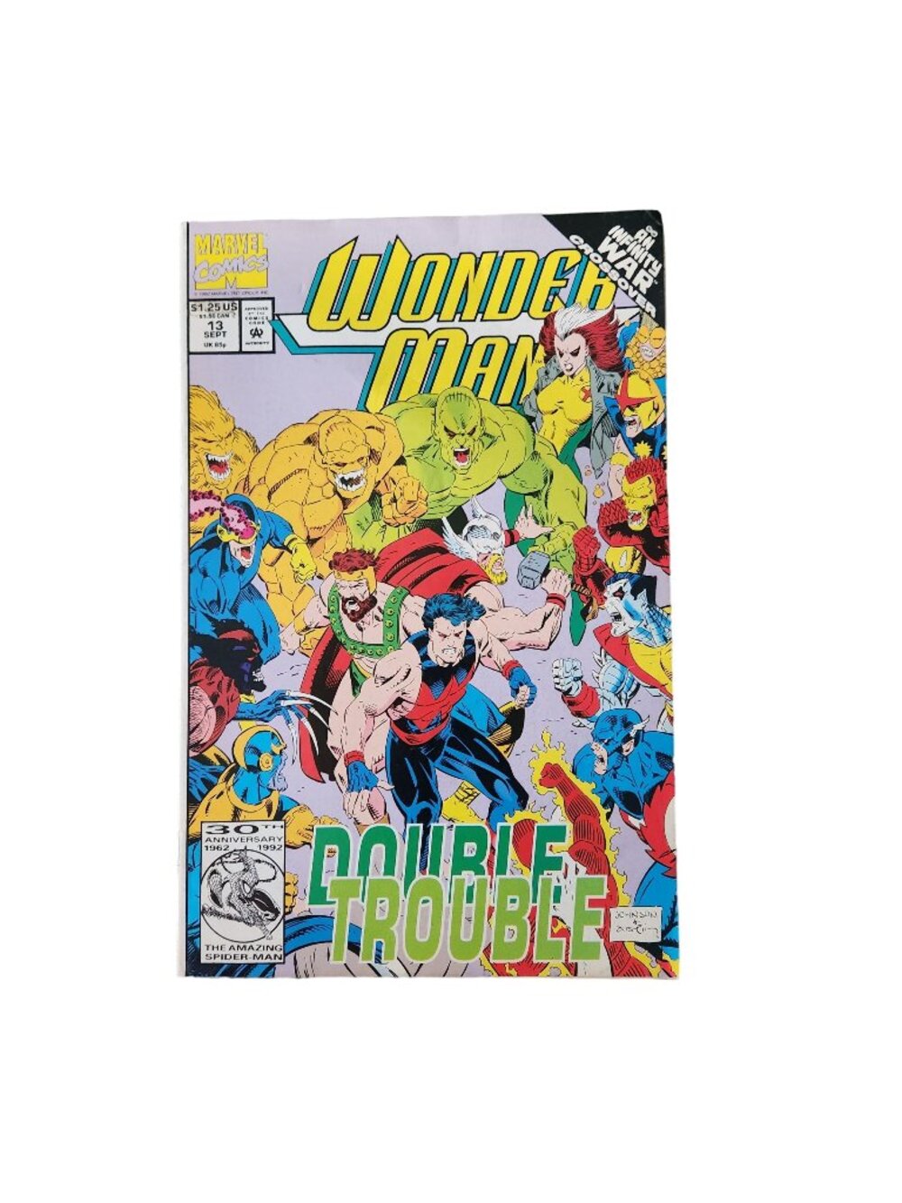 Marvel Wonder Man #13 1992 Comic Book Collector Bagged Boarded